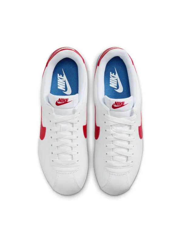 Кроссовки Nike Cortez из натуральной кожи — изображение 4 из 4, белый/красный/синий