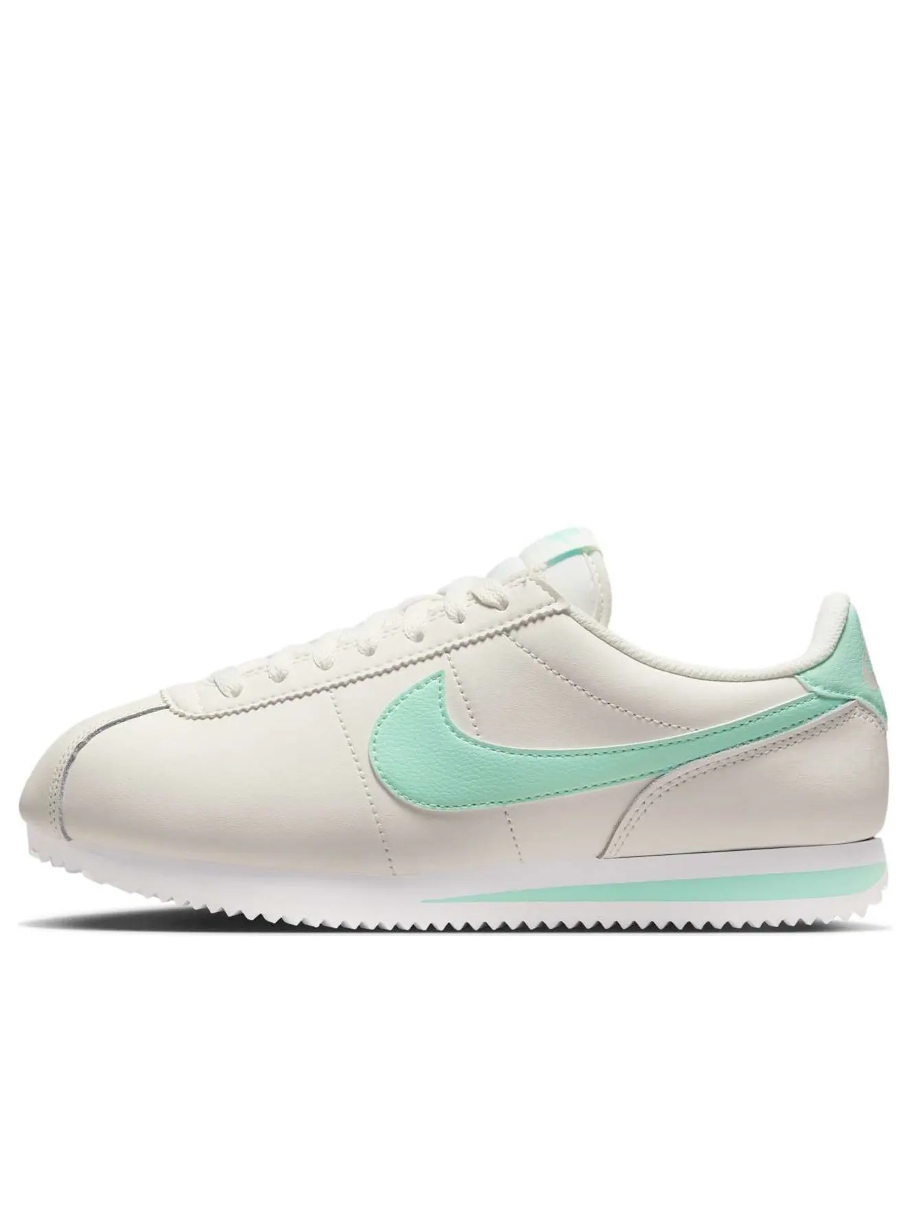 Кроссовки (WMNS) Nike Cortez Leather 'Sail Mint Foam' — изображение 1 из 6, бежевый