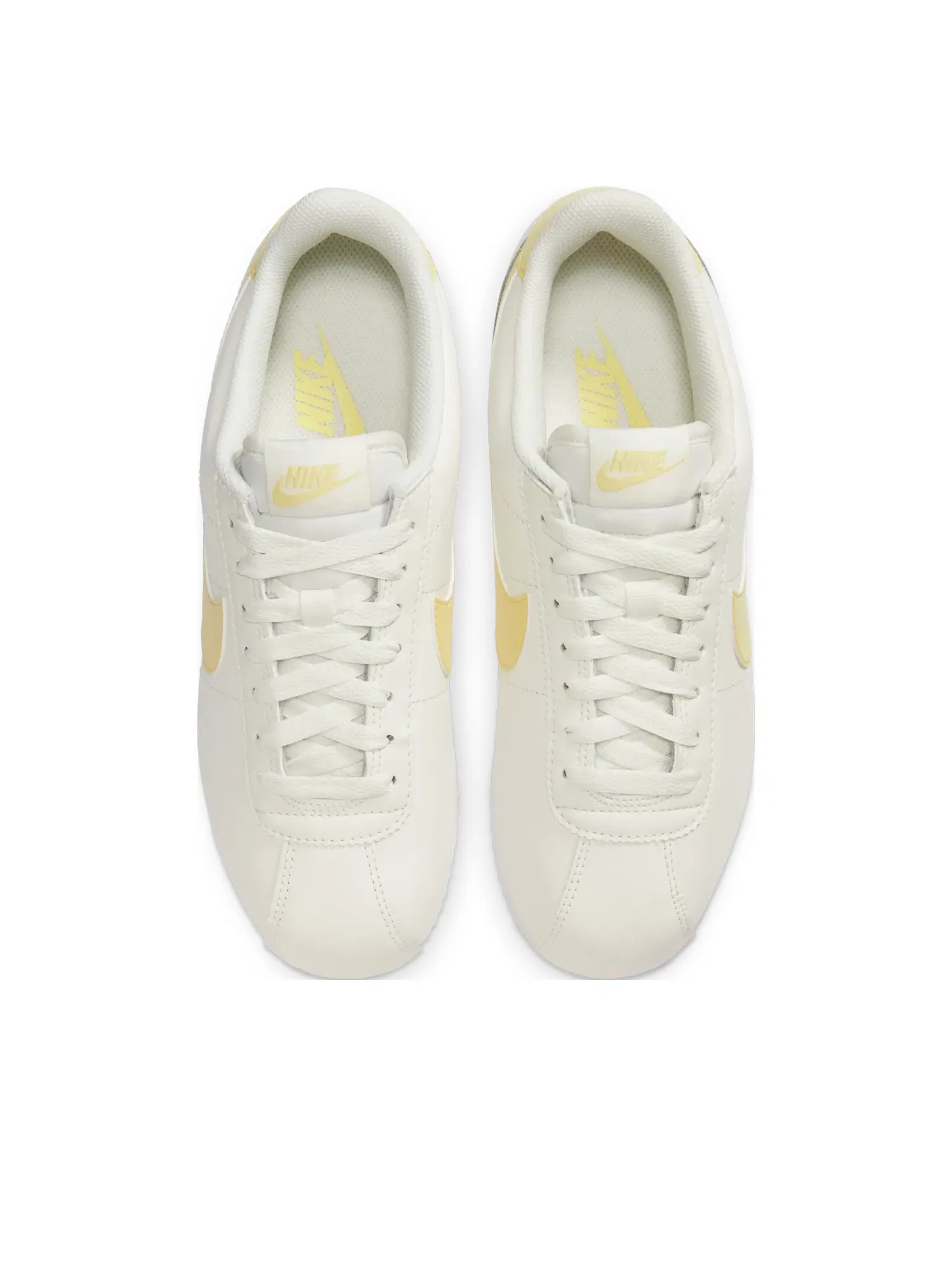 Кроссовки Nike Cortez 'White Yellow' DN1791-114 — изображение 2 из 7, белый