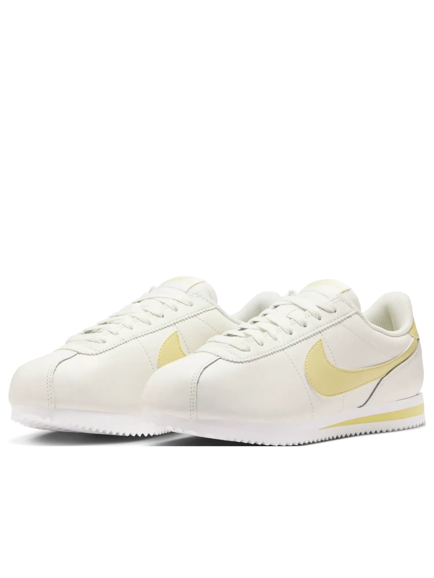 Кроссовки Nike Cortez 'White Yellow' DN1791-114 — изображение 4 из 7, белый