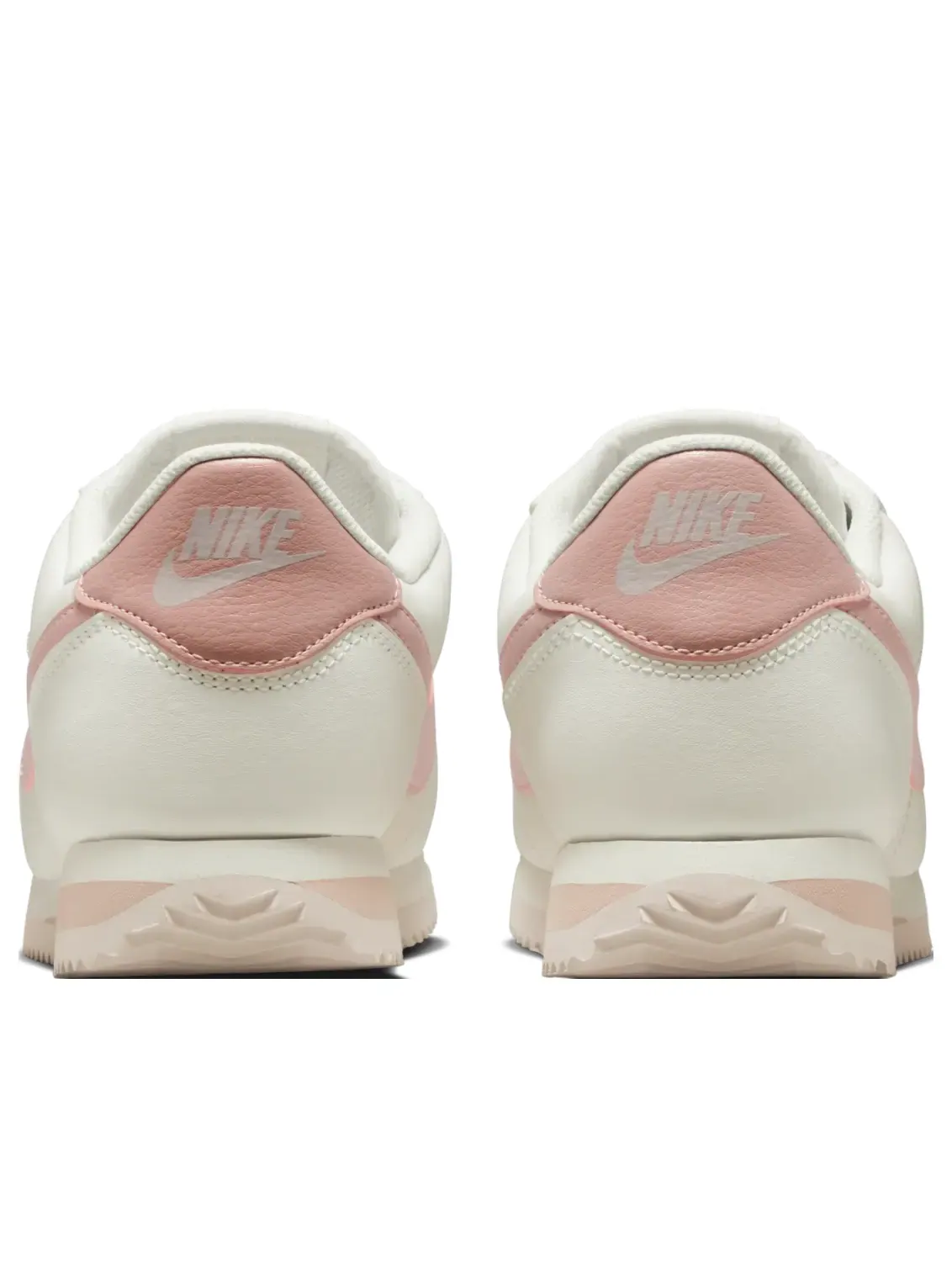 Кроссовки (WMNS) Nike Cortez Leather 'Sail Dark Pink' — изображение 3 из 7, белый