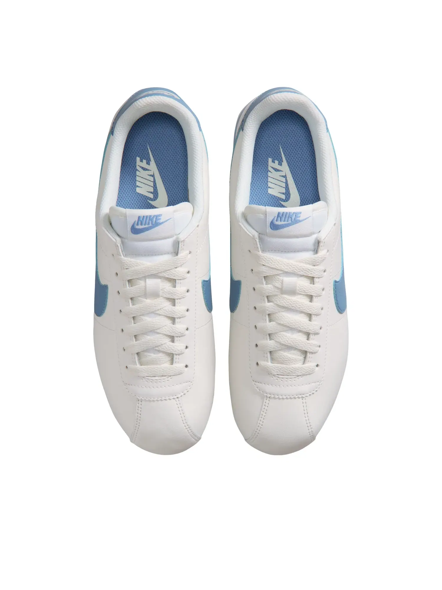 Женские кроссовки с кожаным верхом Nike Cortez — изображение 3 из 7, белый