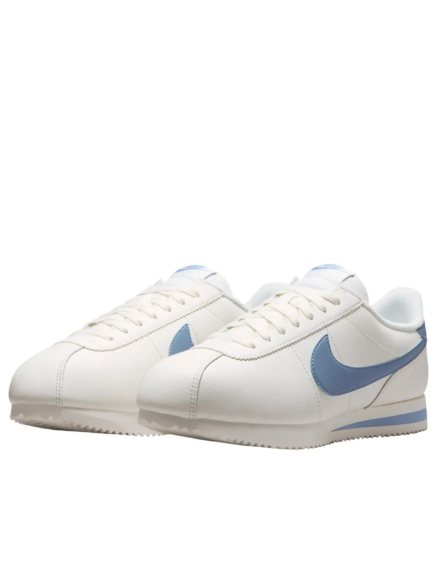 Женские кроссовки с кожаным верхом Nike Cortez — изображение 5 из 7, белый