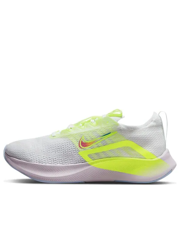 Кроссовки zoom fly 4 премиум Nike — изображение 1 из 4, белый/желтый