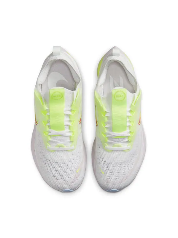 Кроссовки zoom fly 4 премиум Nike — изображение 4 из 4, белый/желтый