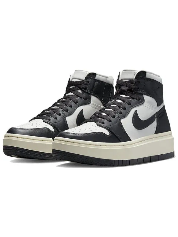 Кроссовки (WMNS) Air Jordan 1 Elevate High 'White Black' — изображение 3 из 4, черный/белый