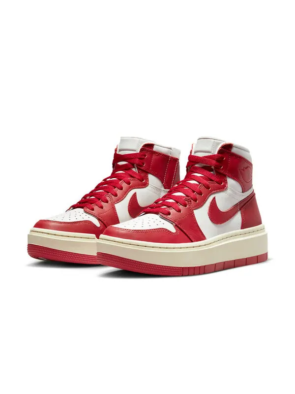 Кроссовки 1 Elevate высокие Air Jordan — изображение 3 из 4, красный/белый