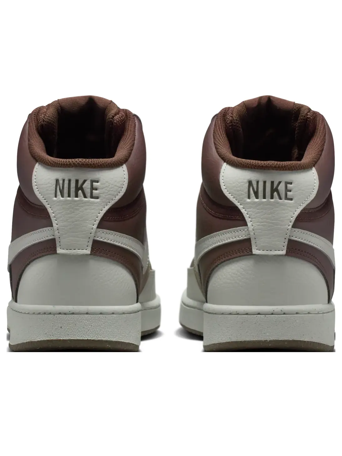 Кроссовки Nike Court Vision Mid Next Nature 'Baroque Brown Light Bone' — изображение 3 из 6, коричневый