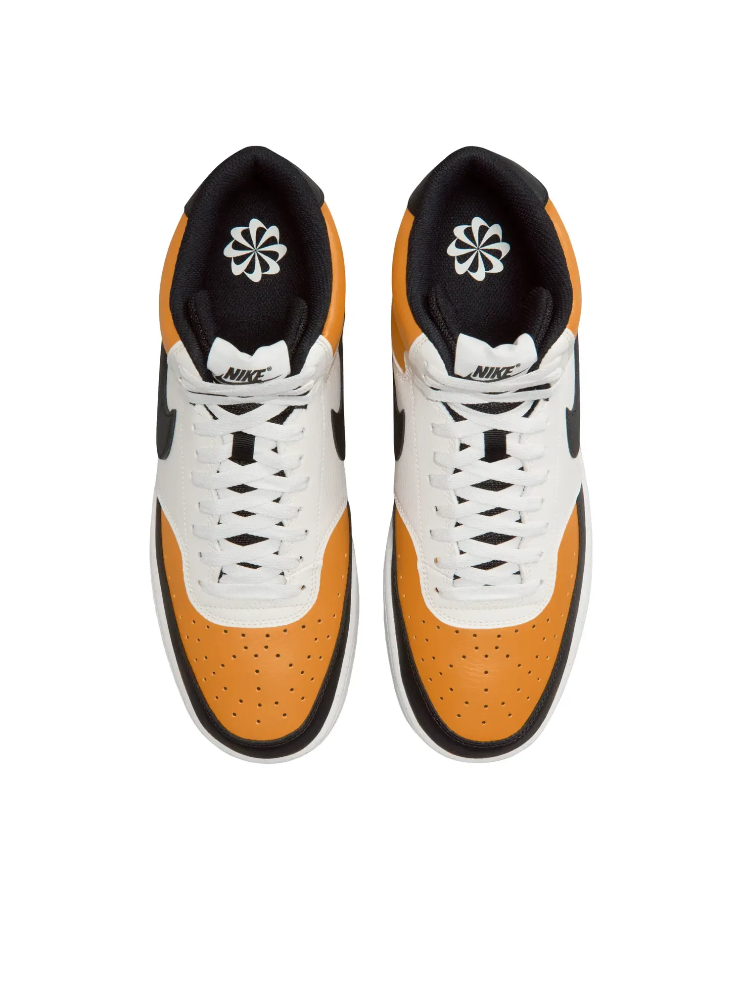 Мужские кроссовки с кожаным верхом Court Vision Gold Leaf Sail Nike — изображение 3 из 7, золото