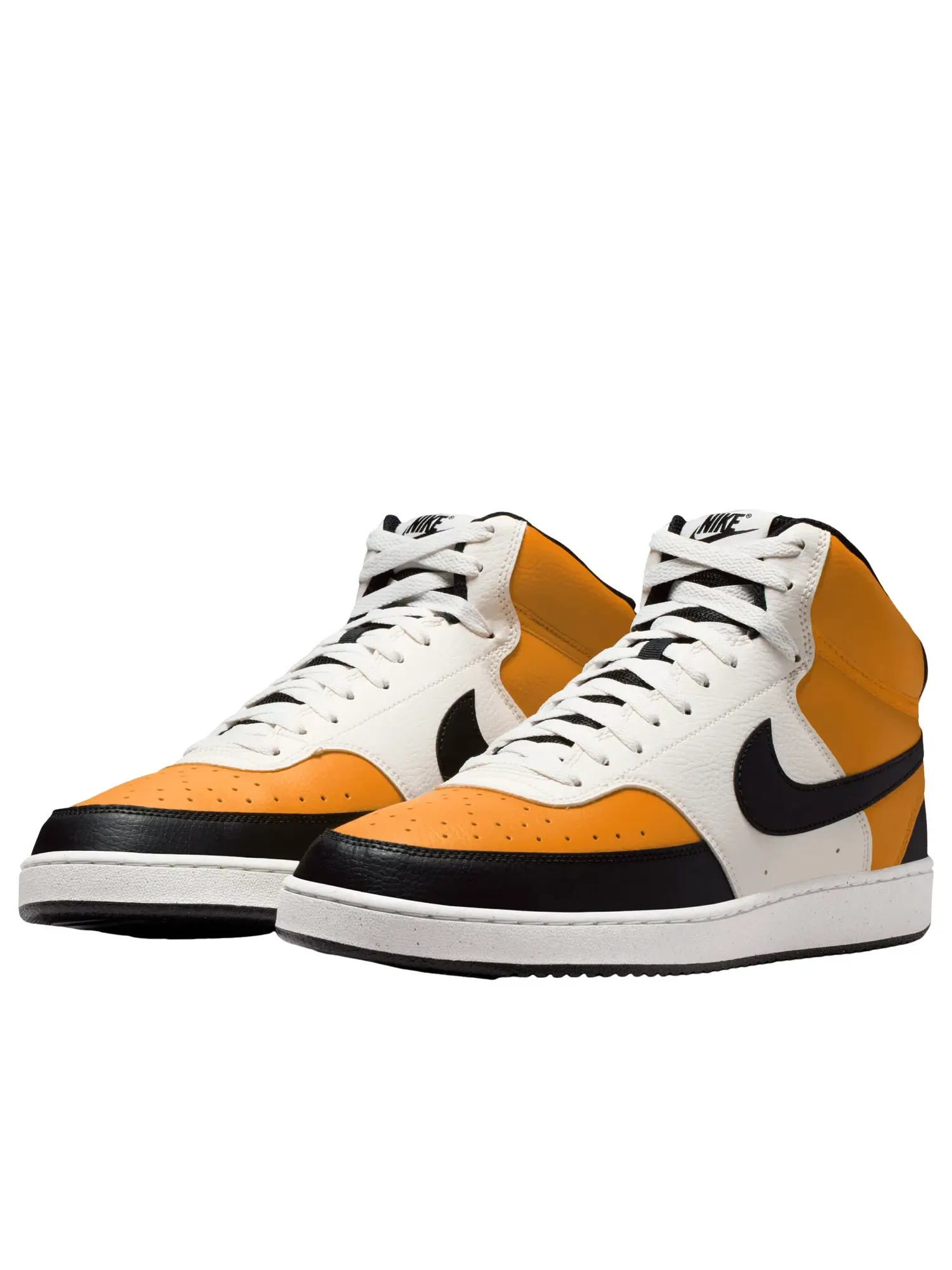 Мужские кроссовки с кожаным верхом Court Vision Gold Leaf Sail Nike — изображение 4 из 7, золото