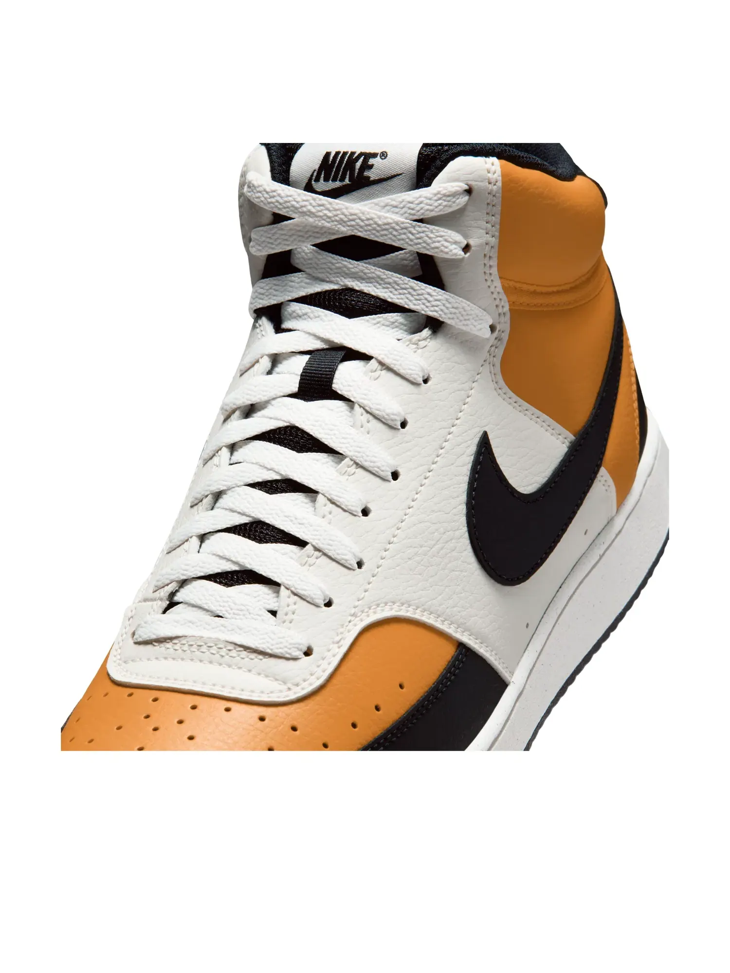 Мужские кроссовки с кожаным верхом Court Vision Gold Leaf Sail Nike — изображение 6 из 7, золото