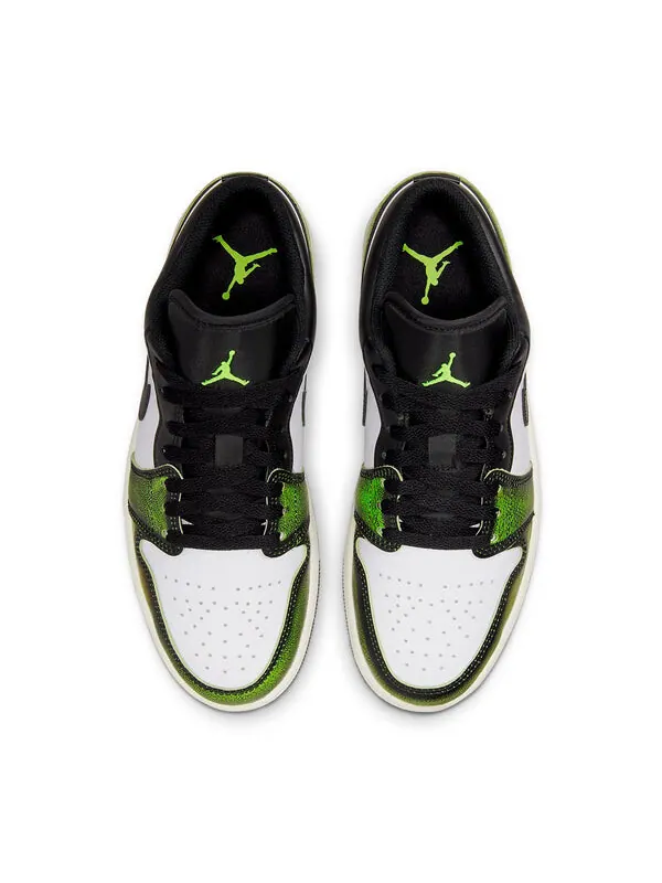 Кроссовки 1 low se Air Jordan — изображение 4 из 4, белый/черный/зеленый