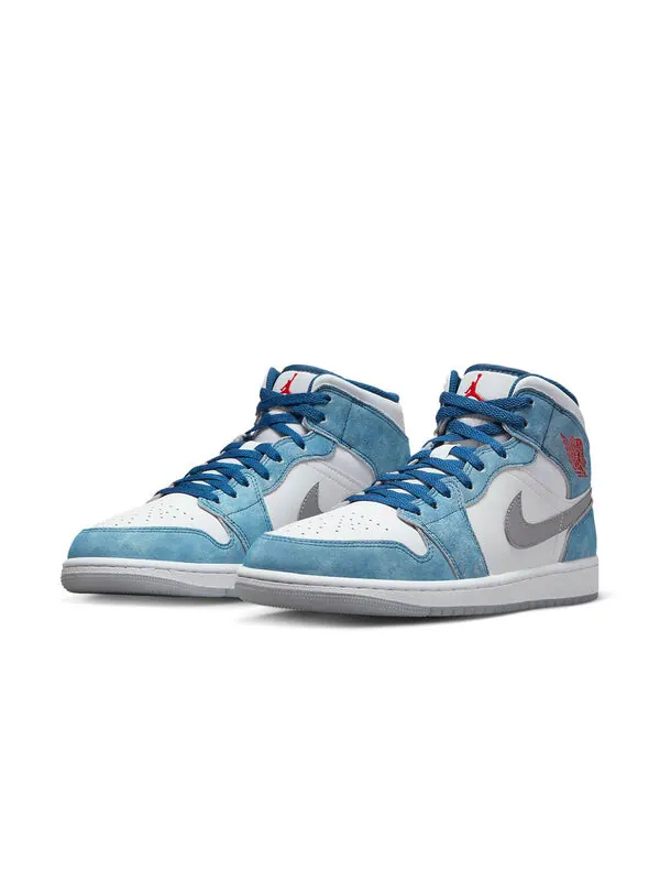 Кроссовки 1 средний размер Air Jordan — изображение 3 из 4, белый/синий