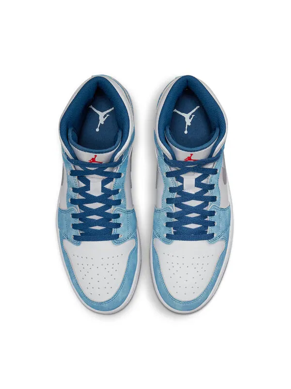 Кроссовки 1 средний размер Air Jordan — изображение 4 из 4, белый/синий