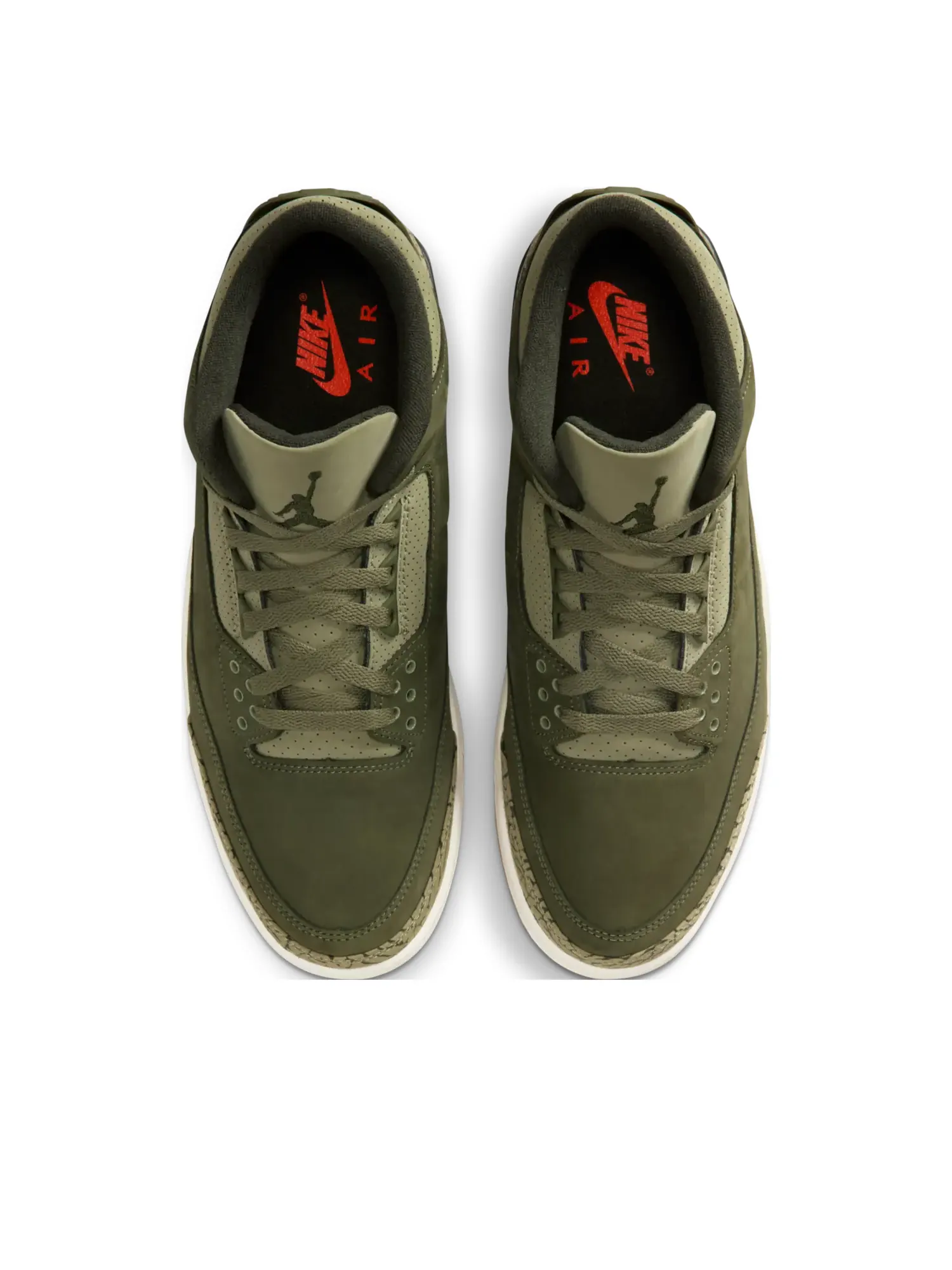 Кроссовки Air Jordan 3 'Family Affair' — изображение 2 из 6, оливковый зеленый