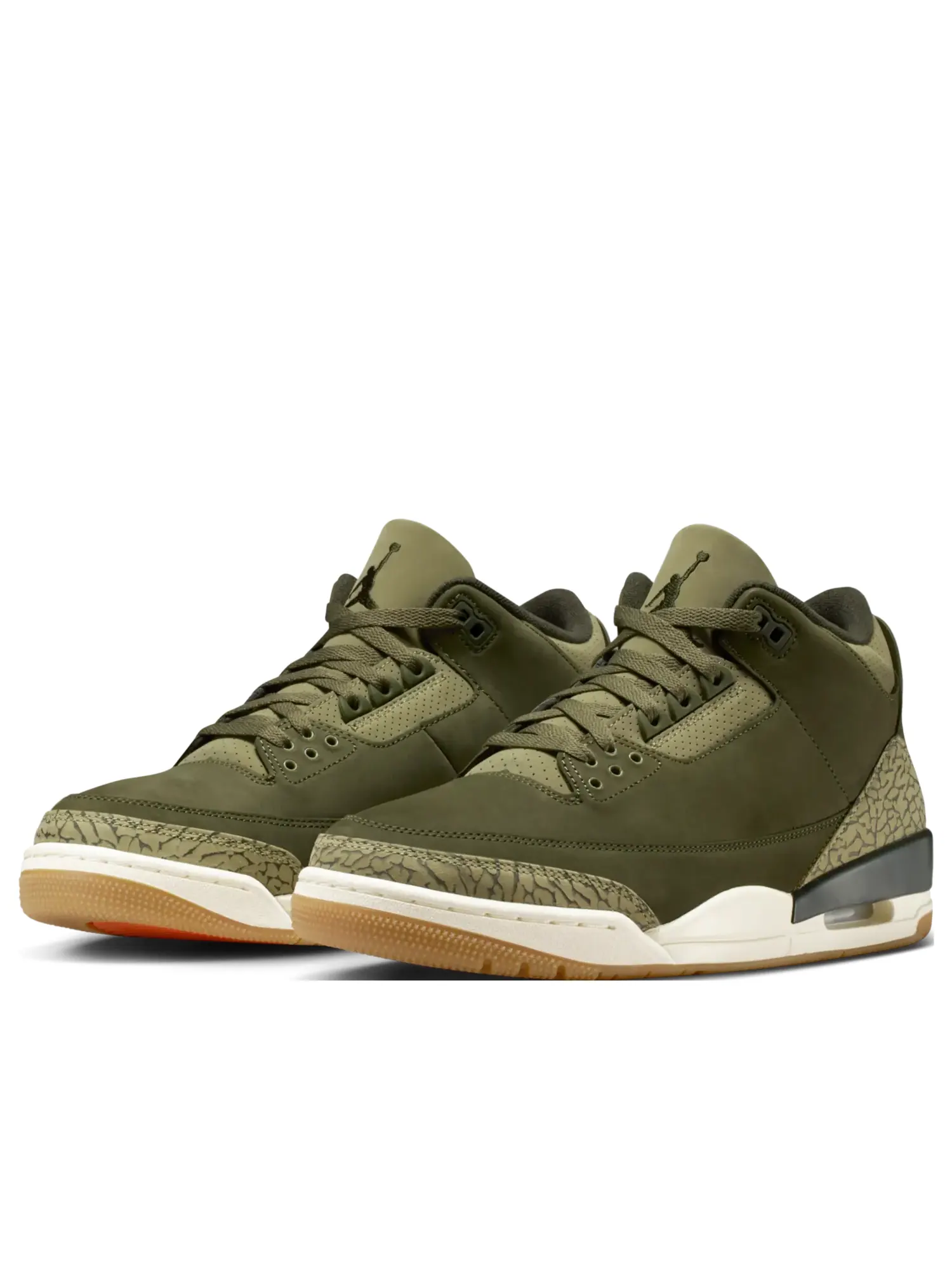 Кроссовки Air Jordan 3 'Family Affair' — изображение 3 из 6, оливковый зеленый