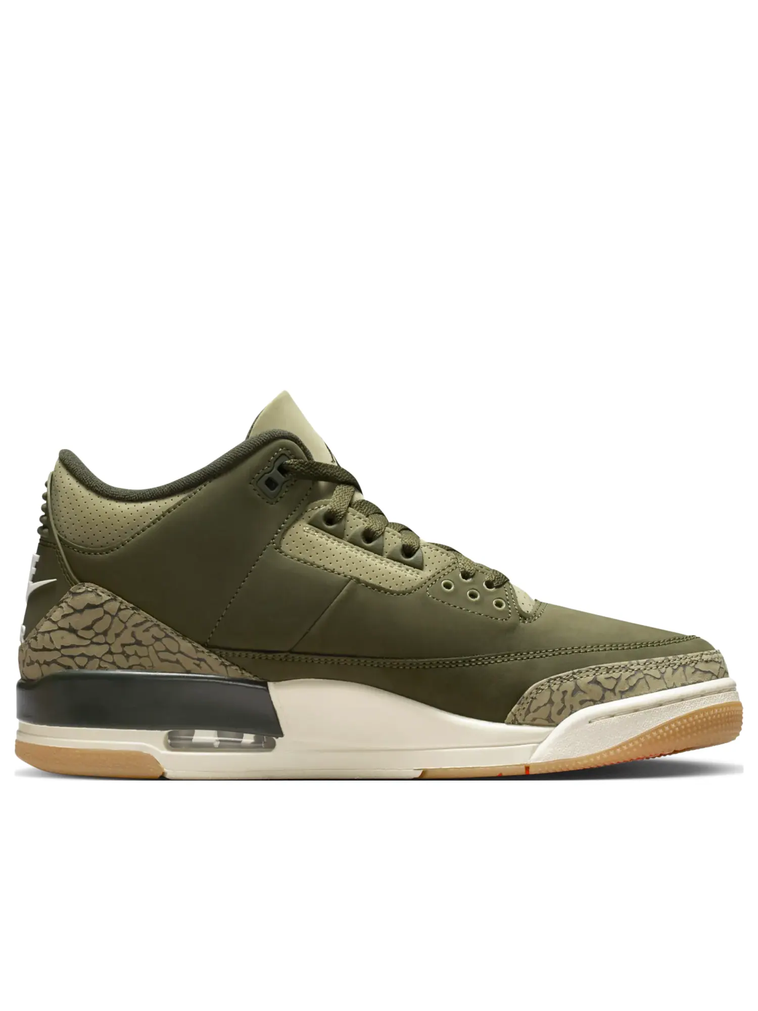 Кроссовки Air Jordan 3 'Family Affair' — изображение 6 из 6, оливковый зеленый