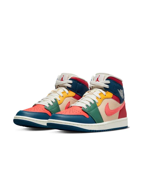 Кроссовки 1 mid se 'multi-color 2022' Air Jordan — изображение 3 из 4