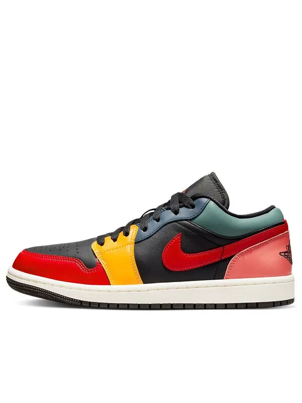 Кроссовки 1 low se 'black multi-color' Air Jordan — изображение 1 из 4