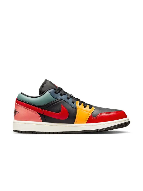 Кроссовки 1 low se 'black multi-color' Air Jordan — изображение 2 из 4
