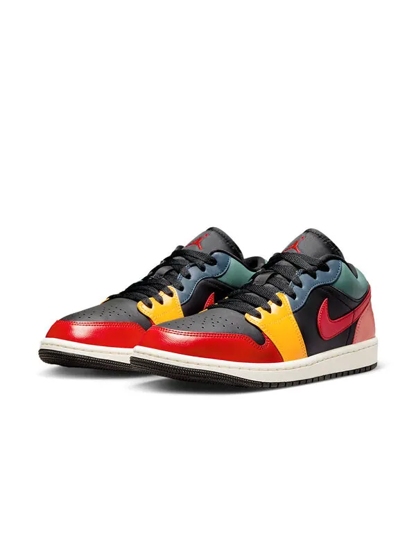 Кроссовки 1 low se 'black multi-color' Air Jordan — изображение 3 из 4