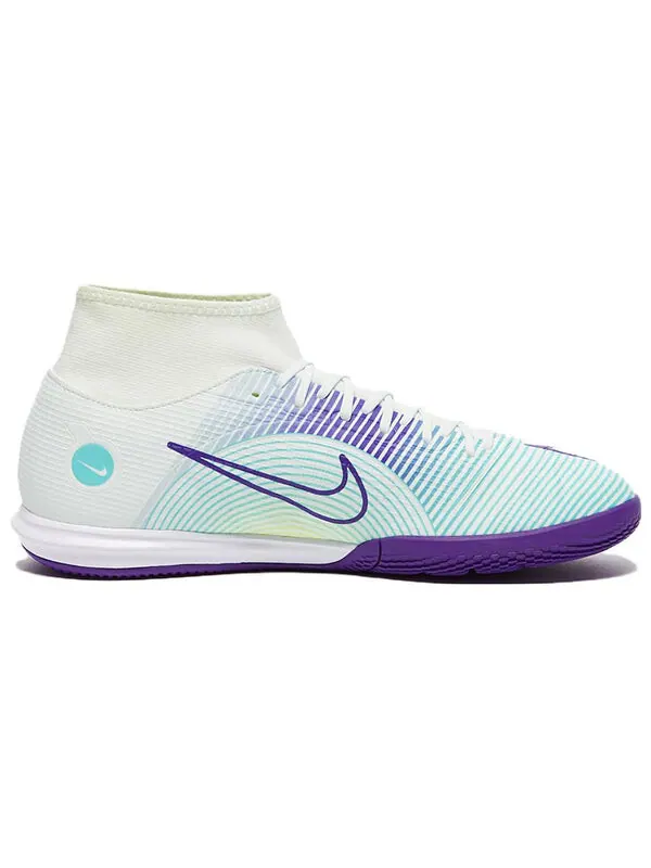 Кроссовки mercurial superfly academy ic 8 'barely green' Nike — изображение 2 из 4, зеленый/фиолетовый