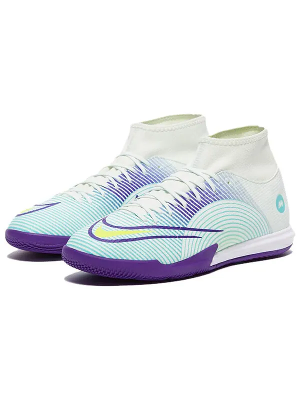 Кроссовки mercurial superfly academy ic 8 'barely green' Nike — изображение 3 из 4, зеленый/фиолетовый