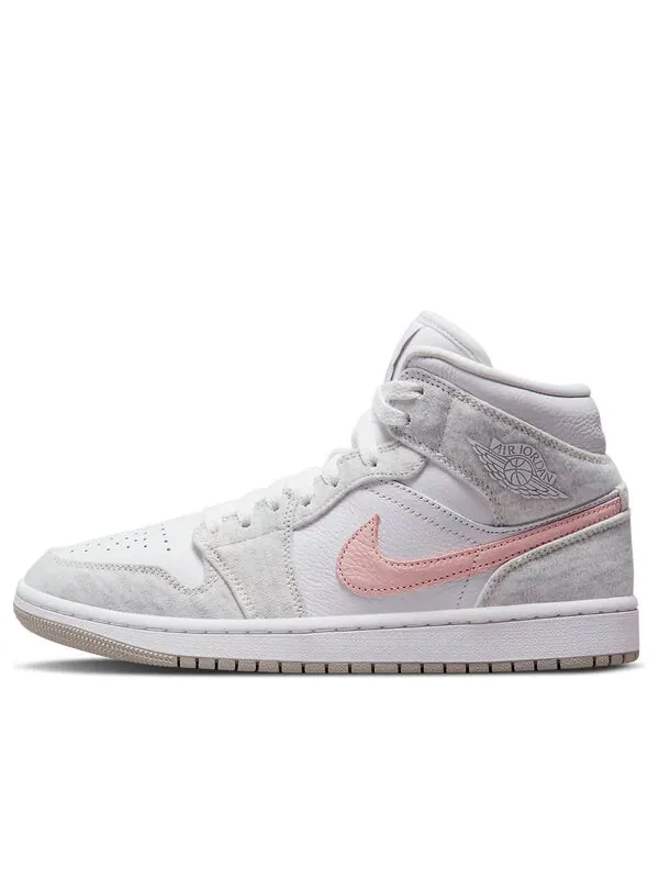 Кроссовки 1 mid se 'light iron ore' Air Jordan — изображение 1 из 4, светлый/-белый