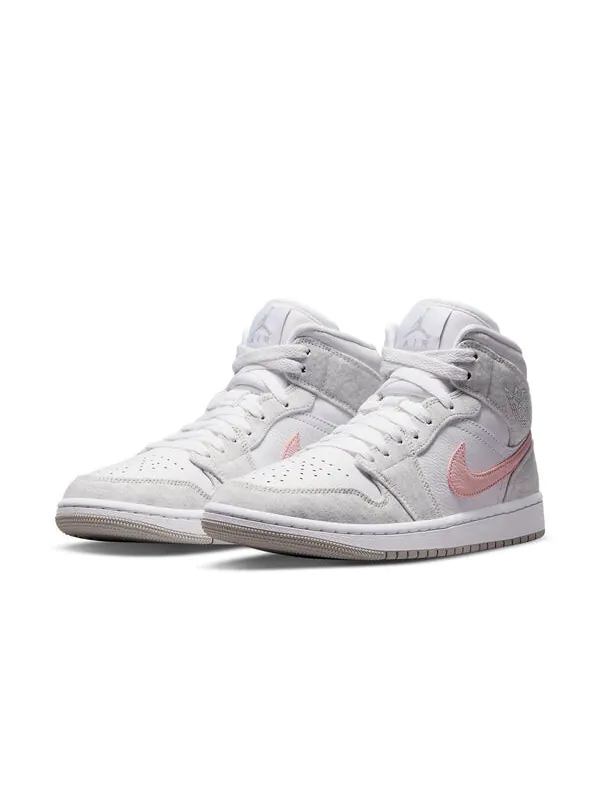 Кроссовки 1 mid se 'light iron ore' Air Jordan — изображение 3 из 4, светлый/-белый