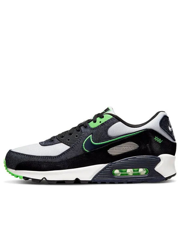 Кроссовки air max 90 se Nike — изображение 1 из 4, черный/белый/зеленый