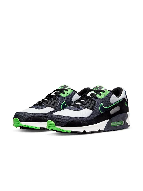 Кроссовки air max 90 se Nike — изображение 3 из 4, черный/белый/зеленый