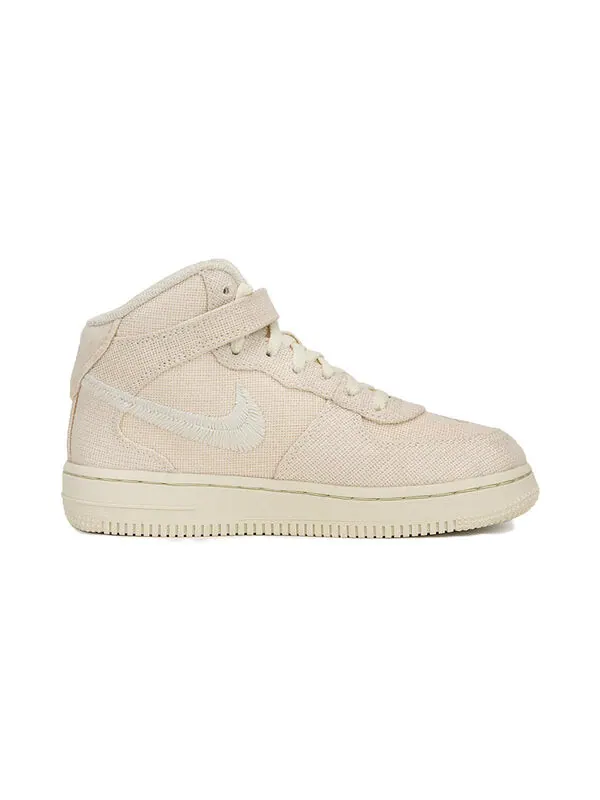 Кроссовки x stussy air force 1 mid 'fossil' Nike — изображение 2 из 4, бежевый