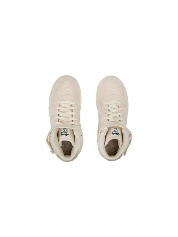 Кроссовки x stussy air force 1 mid 'fossil' Nike — изображение 3 из 4, бежевый