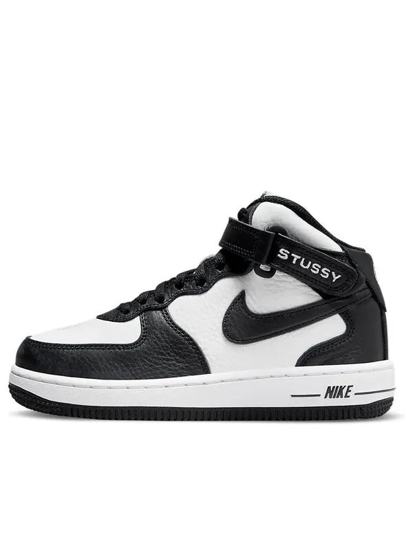 Кроссовки x stussy air force 1 mid Nike — изображение 1 из 4, черный/серый/белый