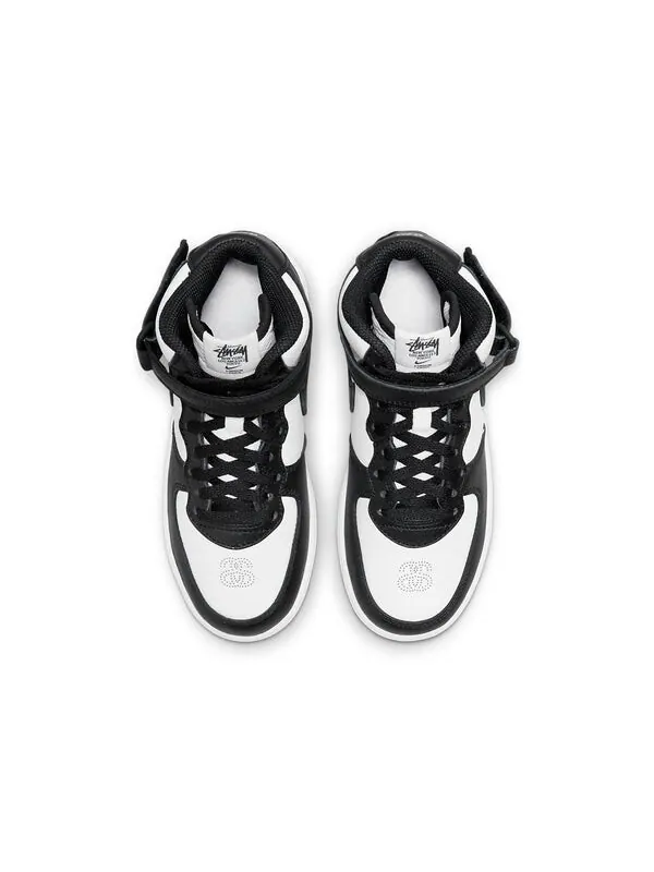 Кроссовки x stussy air force 1 mid Nike — изображение 4 из 4, черный/серый/белый