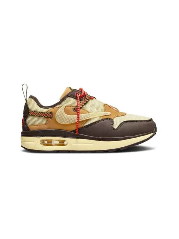 Кроссовки x travis scott air max 1 Nike — изображение 2 из 4, хаки/темный коричневый