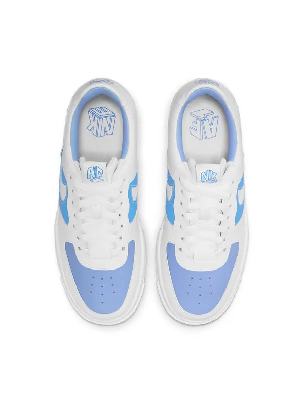 Кроссовки air force 1 низкие Nike — изображение 4 из 4, белый/синий