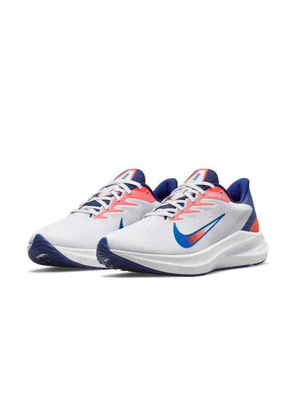 Кроссовки zoom winflo 7 Nike — изображение 3 из 4, белый/красный/синий