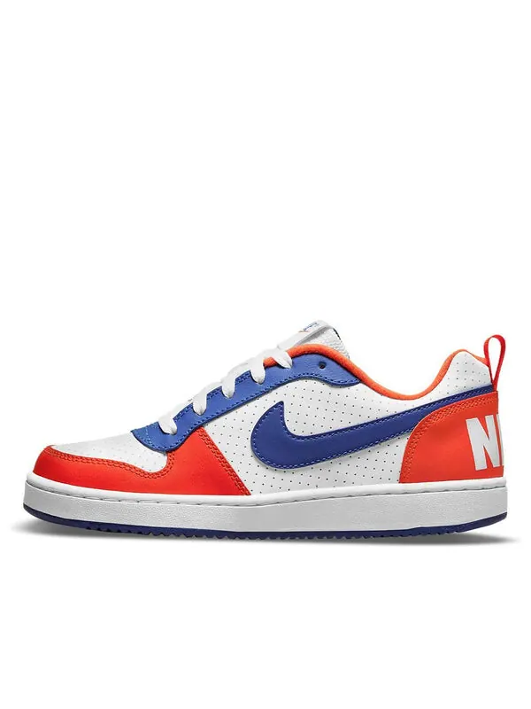 Кроссовки Court Borough Low Nike — изображение 1 из 4, белый/синий/оранжевый