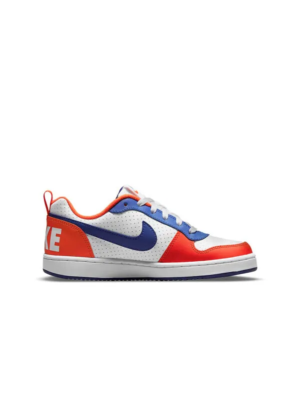 Кроссовки Court Borough Low Nike — изображение 2 из 4, белый/синий/оранжевый