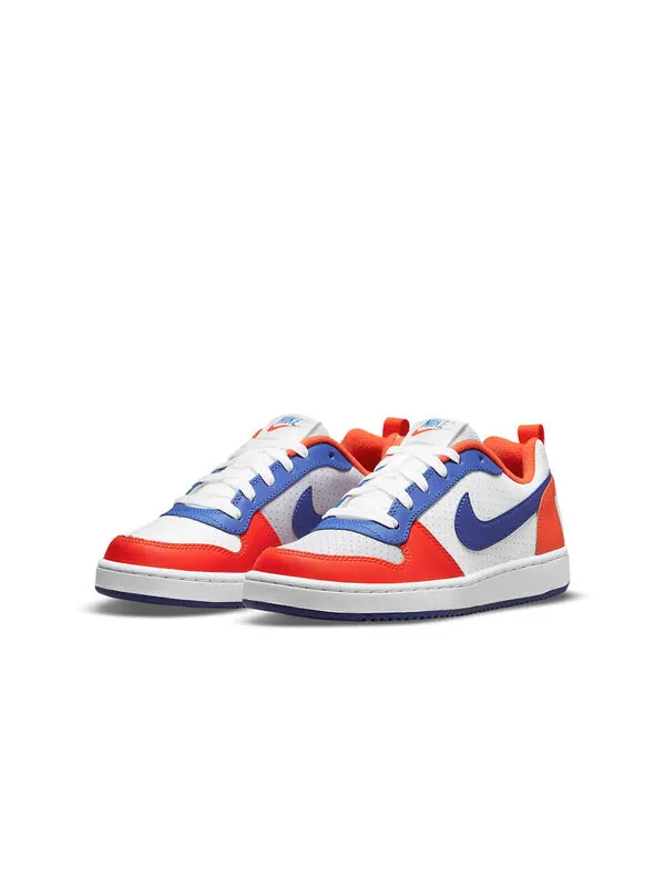 Кроссовки Court Borough Low Nike — изображение 3 из 4, белый/синий/оранжевый