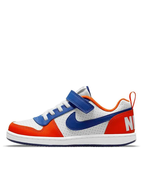 Кроссовки Court Borough Low Nike — изображение 1 из 4, белый/синий/оранжевый