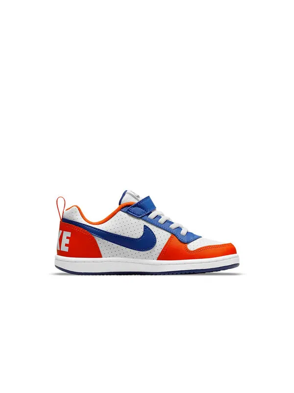 Кроссовки Court Borough Low Nike — изображение 2 из 4, белый/синий/оранжевый