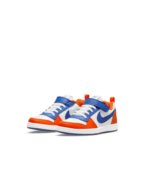 Кроссовки Court Borough Low Nike — изображение 3 из 4, белый/синий/оранжевый
