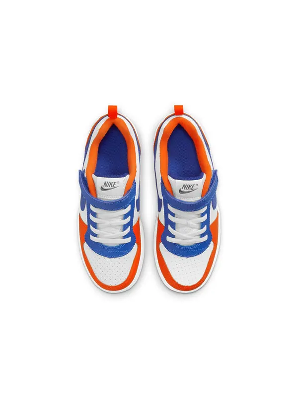 Кроссовки Court Borough Low Nike — изображение 4 из 4, белый/синий/оранжевый
