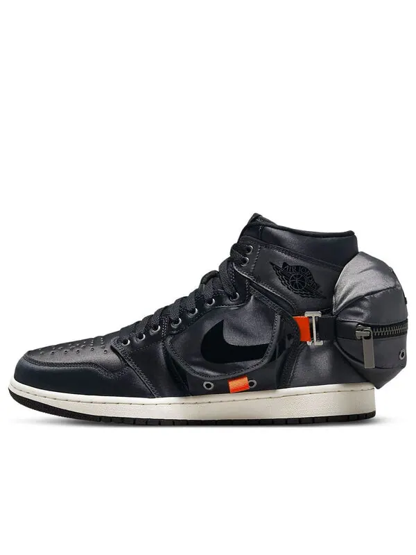Кроссовки 1 ретро высокие og утилитарные Air Jordan — изображение 1 из 4, черный/--черный