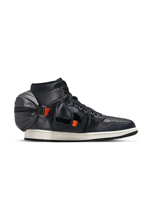 Кроссовки 1 ретро высокие og утилитарные Air Jordan — изображение 2 из 4, черный/--черный