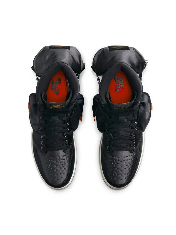 Кроссовки 1 ретро высокие og утилитарные Air Jordan — изображение 4 из 4, черный/--черный