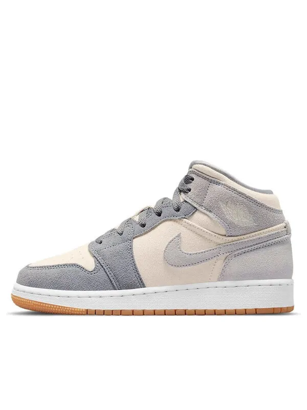 Кроссовки 1 средний размер Air Jordan — изображение 1 из 4, белый/серый