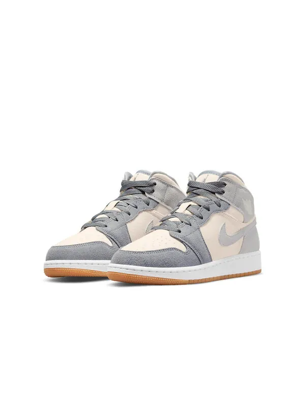 Кроссовки 1 средний размер Air Jordan — изображение 3 из 4, белый/серый